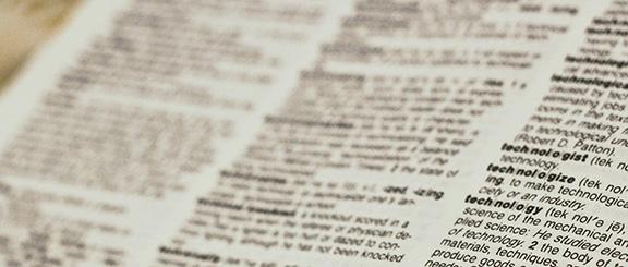 dictionary page