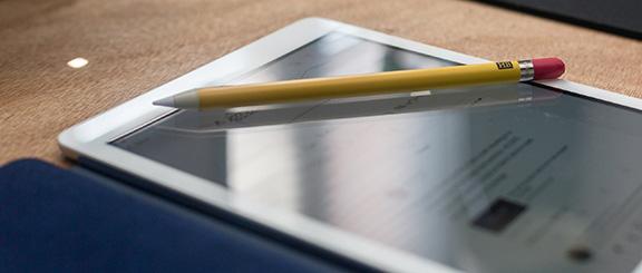 tablet and digital pencil